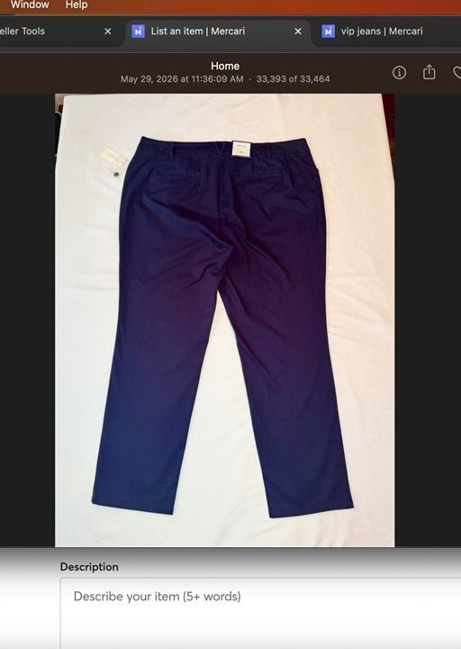 NWT Charter Club Blue Slim Leg pants. Size 18W